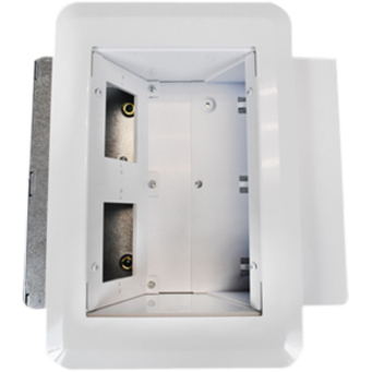 Wiremold Evolution Two Gang Wall Box - White - TAA Compliant - Thumbnail 2