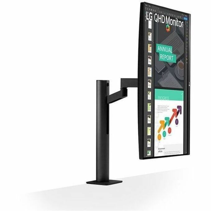 LG 27BN88Q-B 27" Class WQHD LCD Monitor - 16:9 - Textured Black