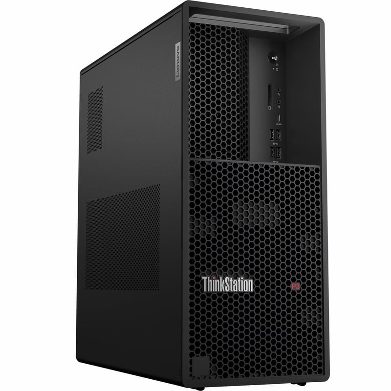 Lenovo ThinkStation P3 30GS006XUS Workstation - 1 x Intel Core i5 13th Gen i5-13500 - 64 GB - 2 TB SSD - Tower - Thumbnail 1
