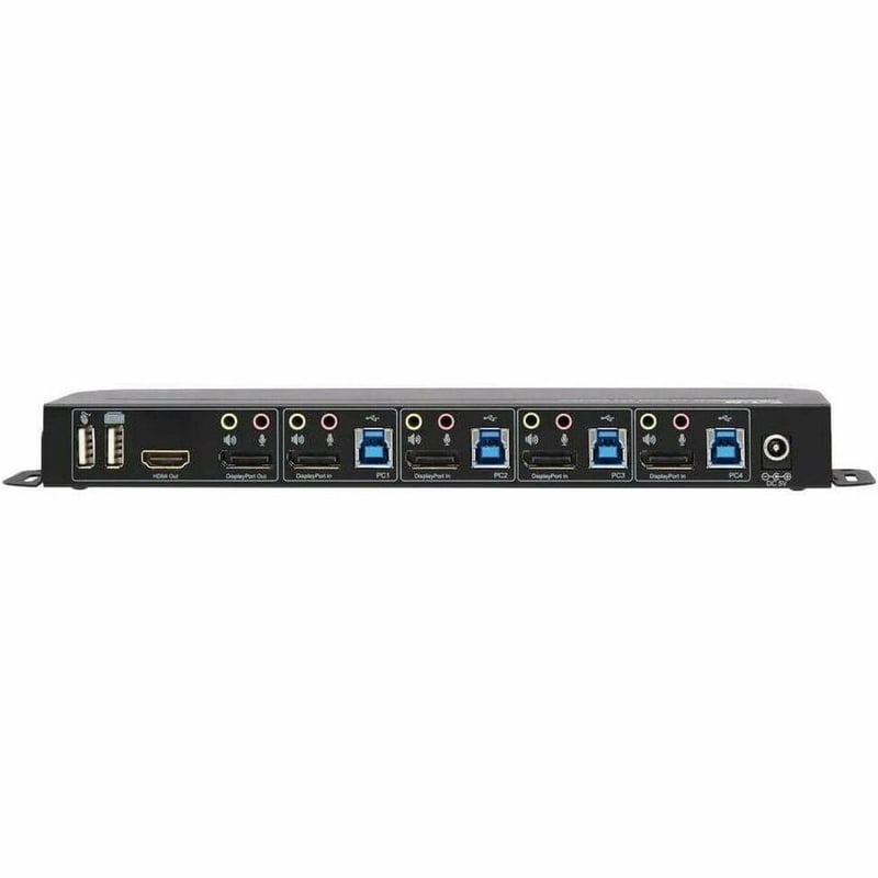 Tripp Lite by Eaton 4-Port DisplayPort/USB KVM Switch - 4K 60 Hz HDR HDCP 2.2 IR DP 1.4 USB Sharing