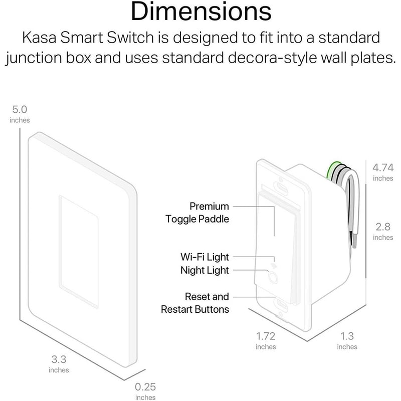 TP-Link Kasa Smart HS200 - Kasa Smart Light Switch - Thumbnail 2