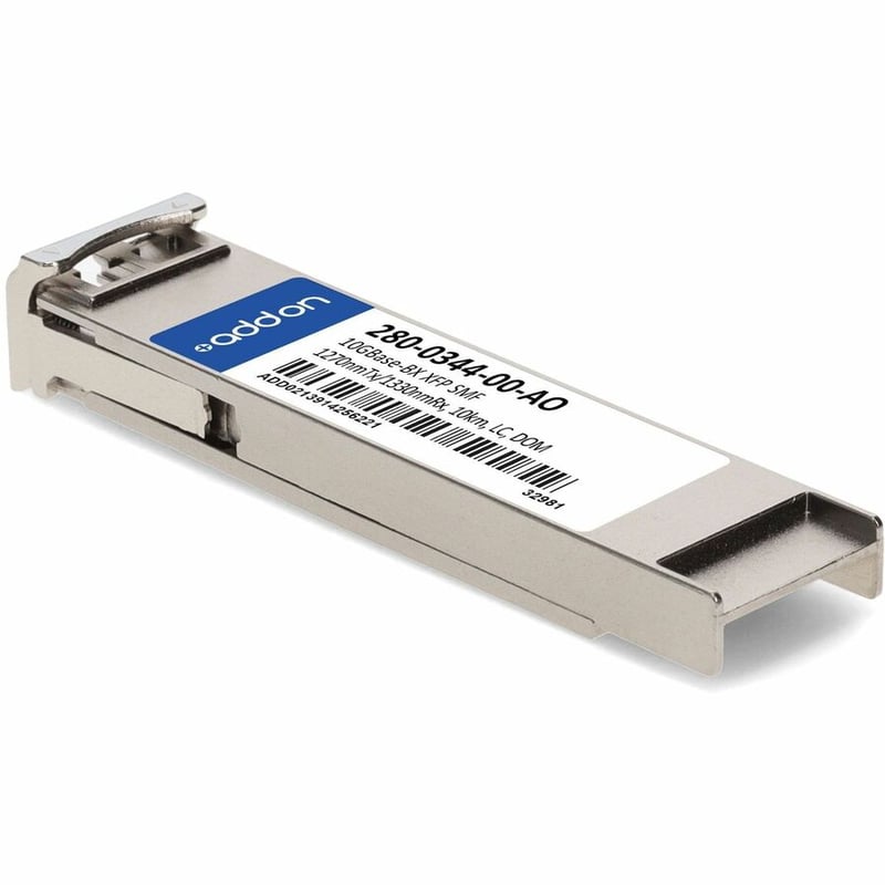 AddOn Cyan® 280-0344-00 Compatible TAA 10GBase-BX XFP Transceiver (SMF, 1270nmTx/1330nmRx, 10km, LC, DOM) - Thumbnail 3