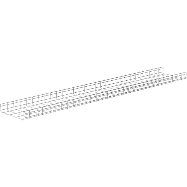 Panduit Wire Basket 4" H x 18" W, Electro Zinc - Thumbnail 1