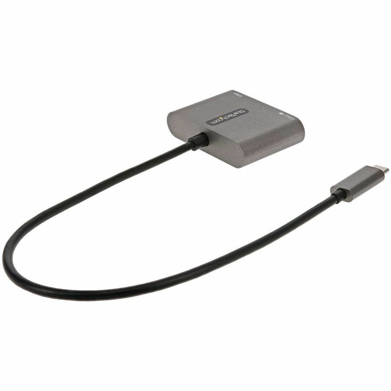 StarTech.com USB C Multiport Adapter, USB-C to HDMI 4K, 100W PD Pass-Through, USB 3.0 Hub 5Gbps (1xC/1xA), USB-C Mini Dock/Travel Dock - Thumbnail 3