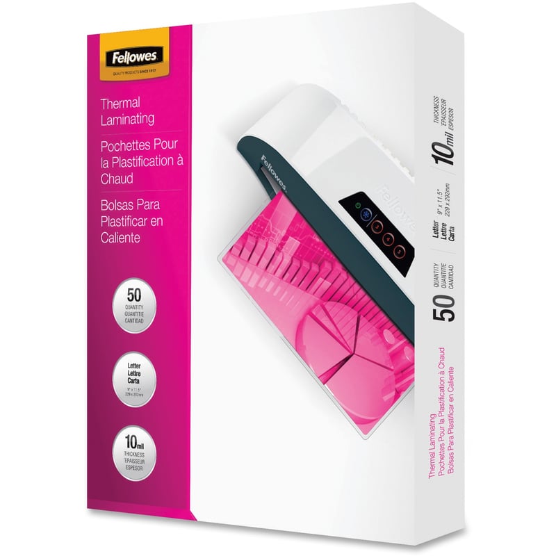 Fellowes Letter-Size Laminating Pouches - Thumbnail 1
