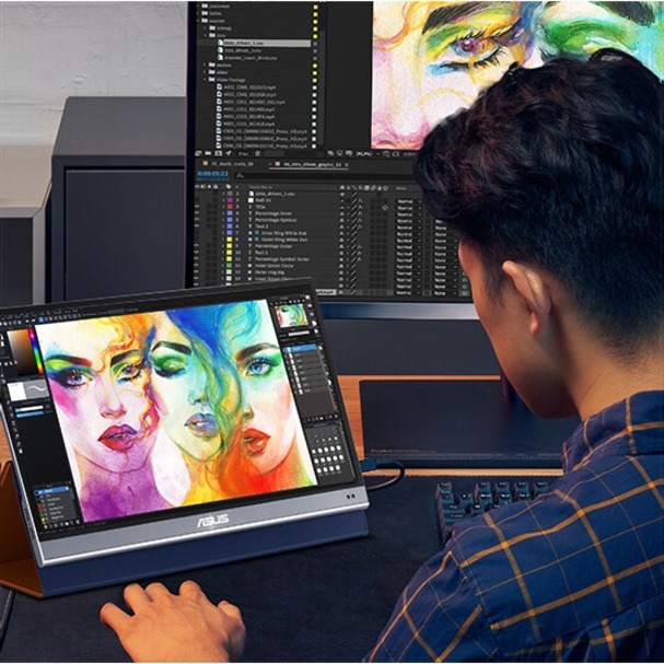 Asus MQ13AH 13" Class Full HD OLED Monitor