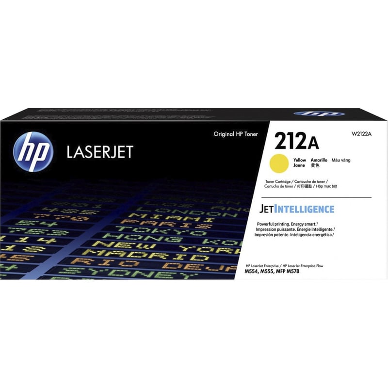 HP 212A Original Standard Yield Laser Toner Cartridge - Yellow - 1 Each - Thumbnail 1