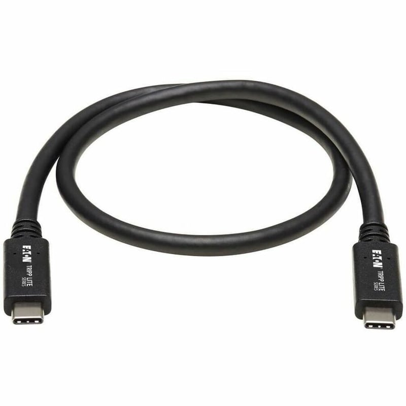 Tripp Lite by Eaton USB-C Cable (M/M) - USB 3.2 Gen 2 (10 Gbps) 5A (100W) Rating Thunderbolt 3 Compatible 20-in. (50.8 cm) - Thumbnail 2