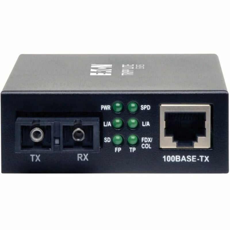Tripp Lite by Eaton 10/100 UTP to Singlemode Fiber Media Converter RJ45 / SC 15km 1310nm - Thumbnail 3