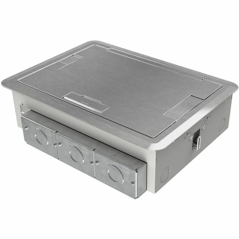 Wiremold Evolution Series EFB6, EFB8, EFB10 Floor Box Surface Style Cover with Solid Lid - Thumbnail 2
