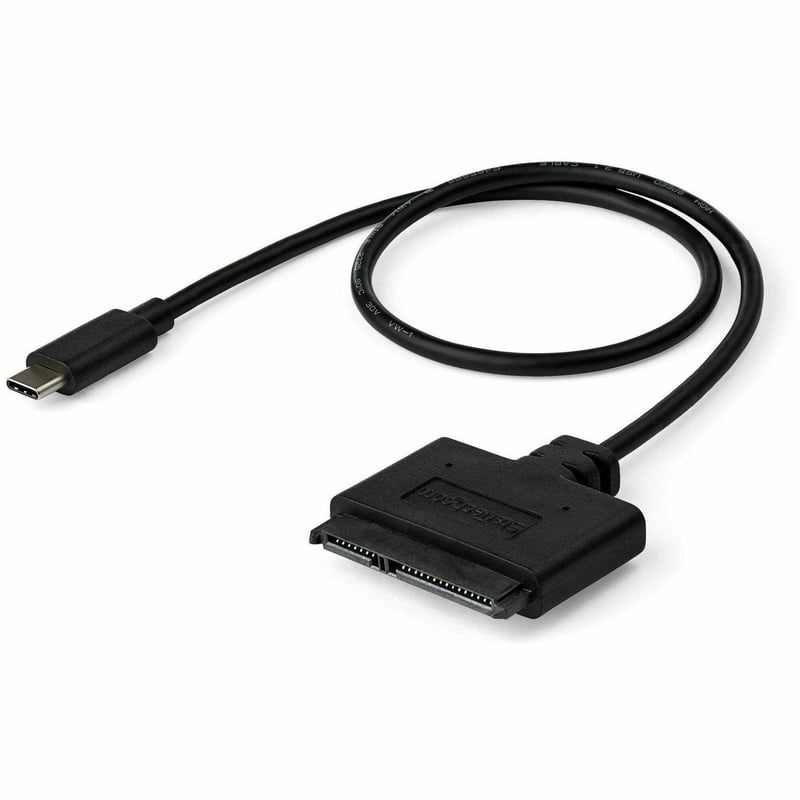 StarTech.com USB C To SATA Adapter - for 2.5" SATA Drives - UASP - External Hard Drive Cable - USB Type C to SATA Adapter - Thumbnail 1