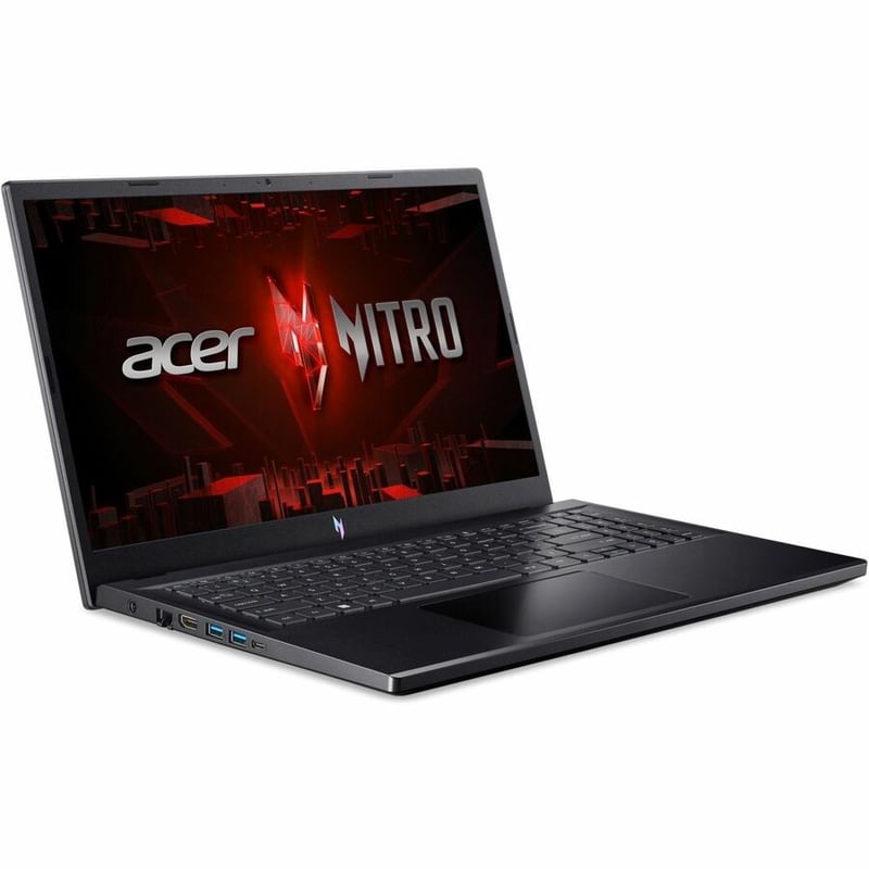 Acer Nitro V 15 ANV15-51 ANV15-51-789J 15.6" Gaming Notebook - Full HD - 1920 x 1080 - Intel Core i7 13th Gen i7-13620H Deca-core (10 Core) 2.40 GHz - 16 GB Total RAM - 512 GB SSD - Black - Thumbnail 3