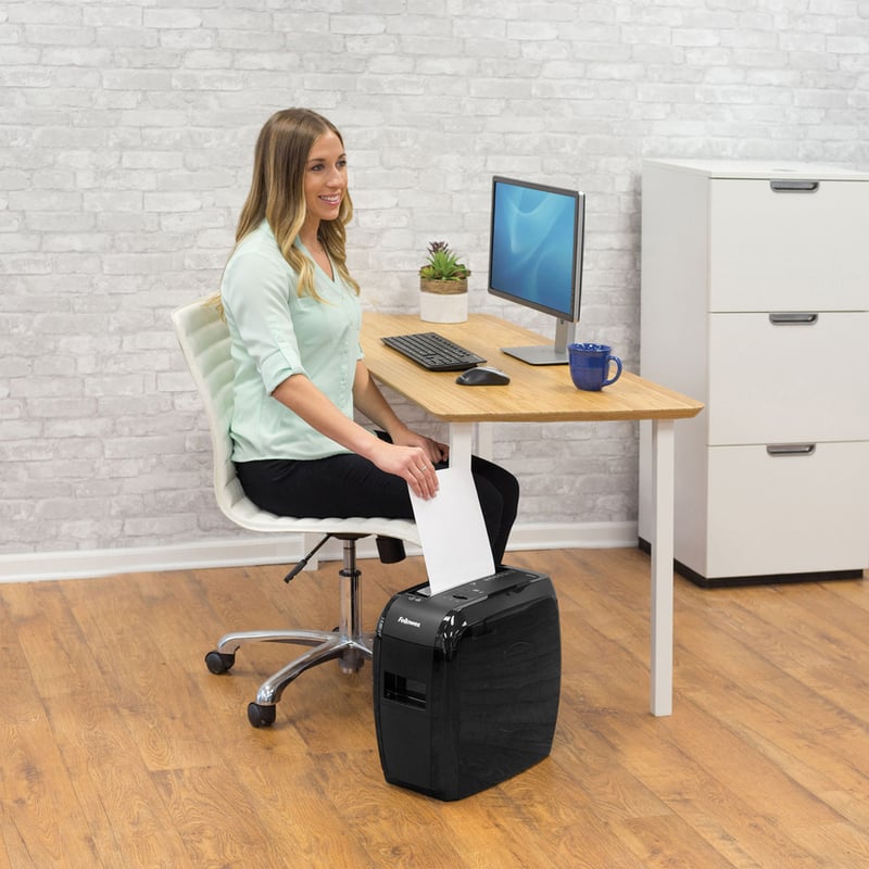 Fellowes Powershred 12Cs Cross-Cut Shredder - Thumbnail 5
