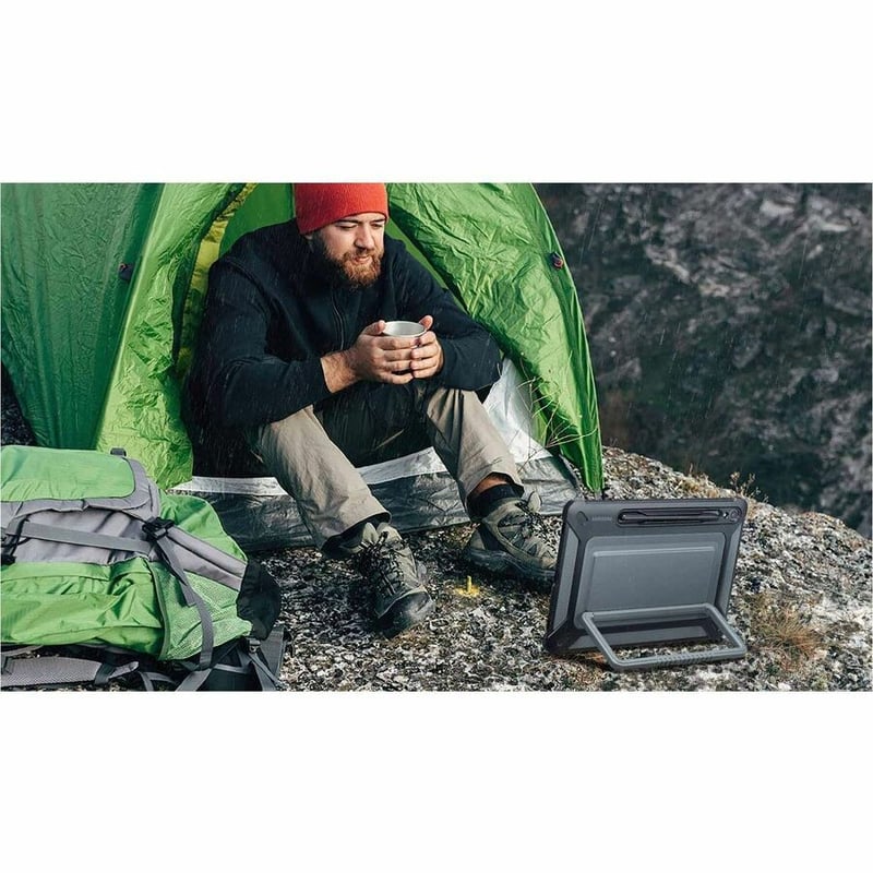Samsung Rugged Carrying Case for 11" Samsung Galaxy Tab S9 Tablet, Stylus - Black - Thumbnail 3