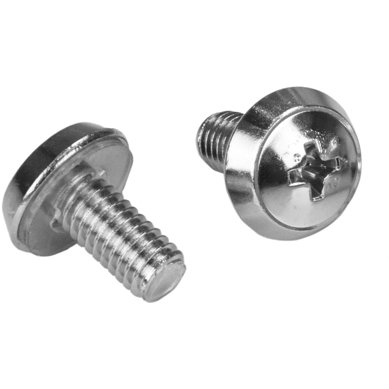 StarTech.com 100 Pkg M6 Mounting Screws and Cage Nuts for Server Rack Cabinet - Thumbnail 2