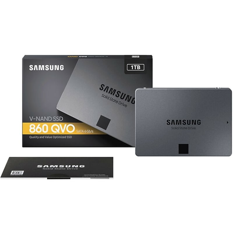 Samsung 860 QVO MZ-76Q1T0B/AM 1 TB Solid State Drive - 2.5" Internal - SATA (SATA/600) - Thumbnail 3