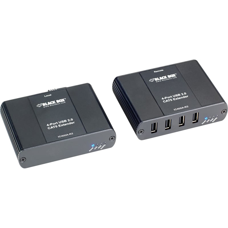 Black Box USB 2.0 Extender 4 Port CATx - Thumbnail 1