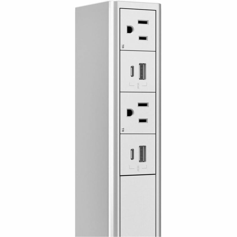 Wiremold Dash Series Power Tower - White - Thumbnail 3