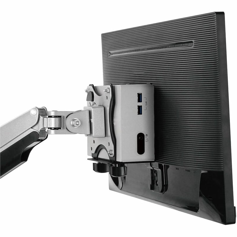 Rocstor Premium Y10N024-B1 Mounting Bracket for Mac mini, Thin Client, Mini PC, Docking Station, Monitor, USB Hub, CPU, Switch - Black - Thumbnail 5