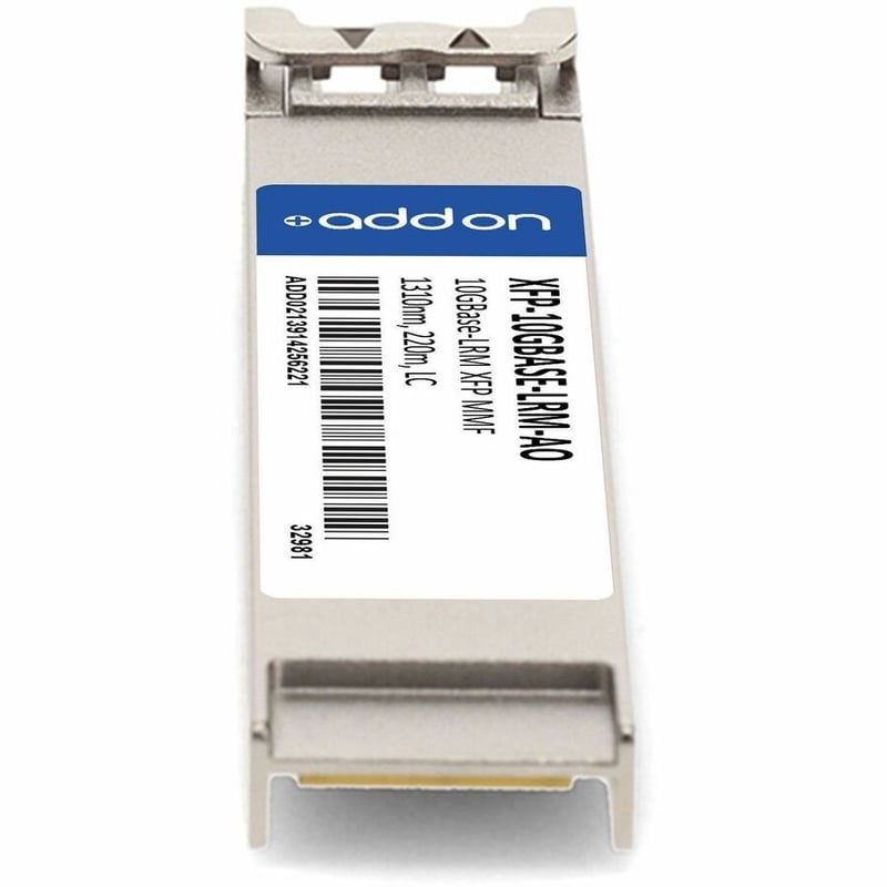 AddOn MSA and TAA Compliant 10GBase-LRM XFP Transceiver (MMF, 1310nm, 220m, LC) - Thumbnail 4