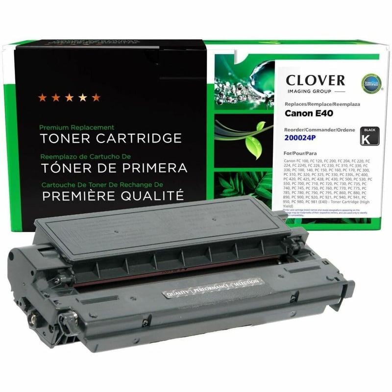 Clover Imaging Remanufactured High Yield Toner Cartridge for Canon E40 (1491A002AA) - Thumbnail 1