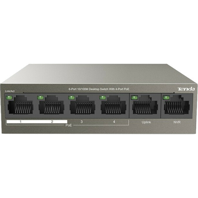 6-PORT 10/100 SWITCH 4-PORT POE . - Thumbnail 3