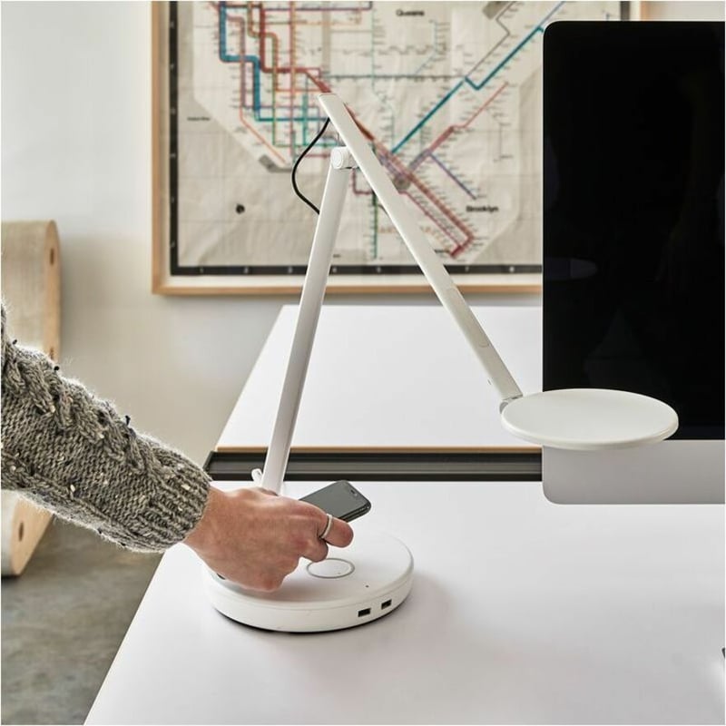 NOVA TASK LIGHT - DESKTOP BASE (LT GREY) - Thumbnail 2