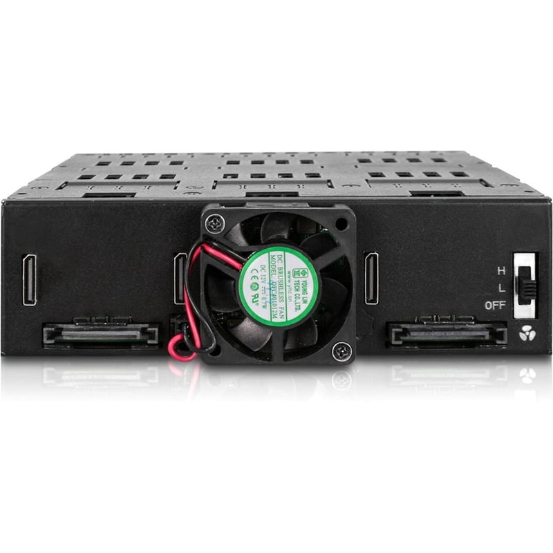 Icy Dock ToughArmor MB872MP-B Drive Enclosure for 5.25" SATA, M.2 External - Black - Thumbnail 5