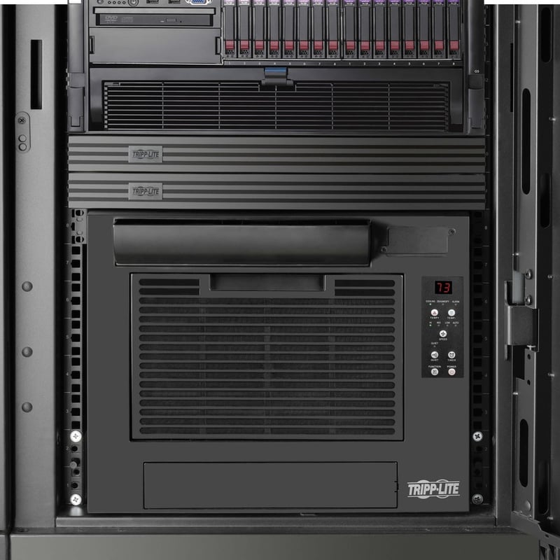 Tripp Lite by Eaton AC Unit for Server Racks - Rack Mount, 7,000 BTU (2.0 kW), 230V, 8U - Thumbnail 4